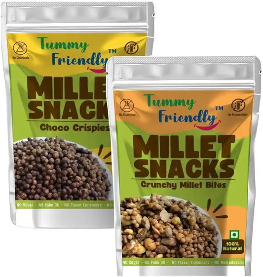 Millet Crunchy Healthy Protein Snack Combo for Kids | Pack of 2