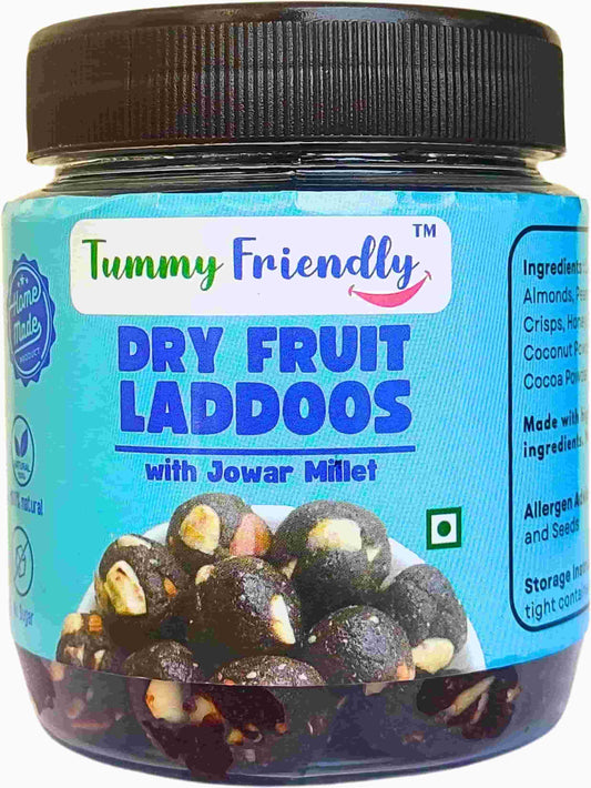 Jowar Dry Fruit Laddoo | Healthy Snack, Energy Bar Replacement for Kids & Adults