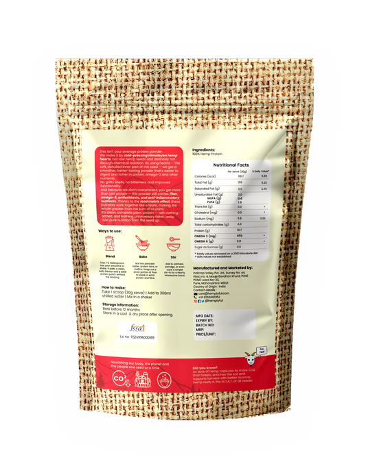 Pure 55% Hemp Protein Powder