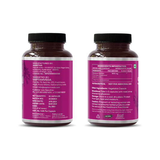 Natural Shatavari Capsules | Women's Wellness