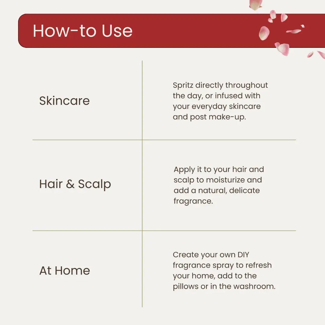 Rose Water | Face Mist & Toner