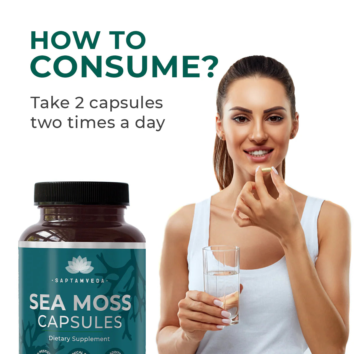 Irish Sea Moss Capsules | Immunity & Detox | Vegan