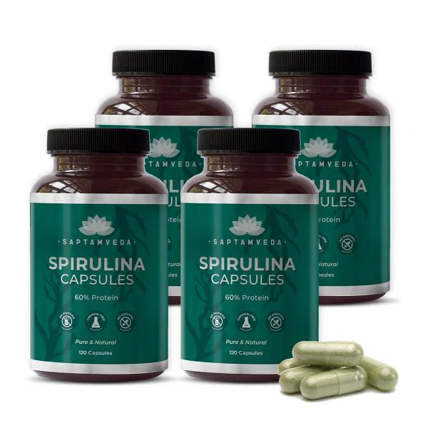 Spirulina Capsules | Plant-Based Protein & Superfood