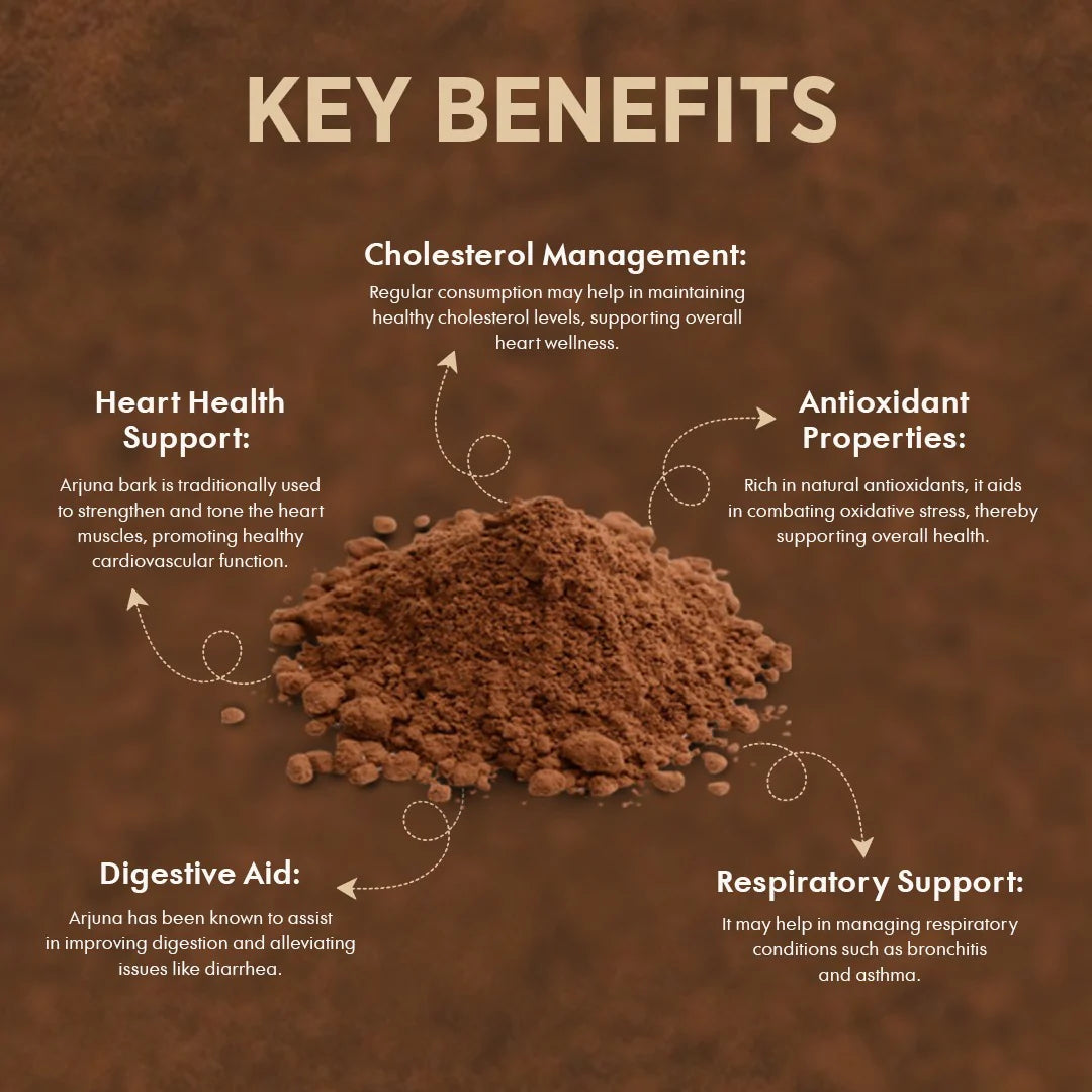 Arjun Chaal Powder | Heart Health Support | 100% Pure & Ayurvedic