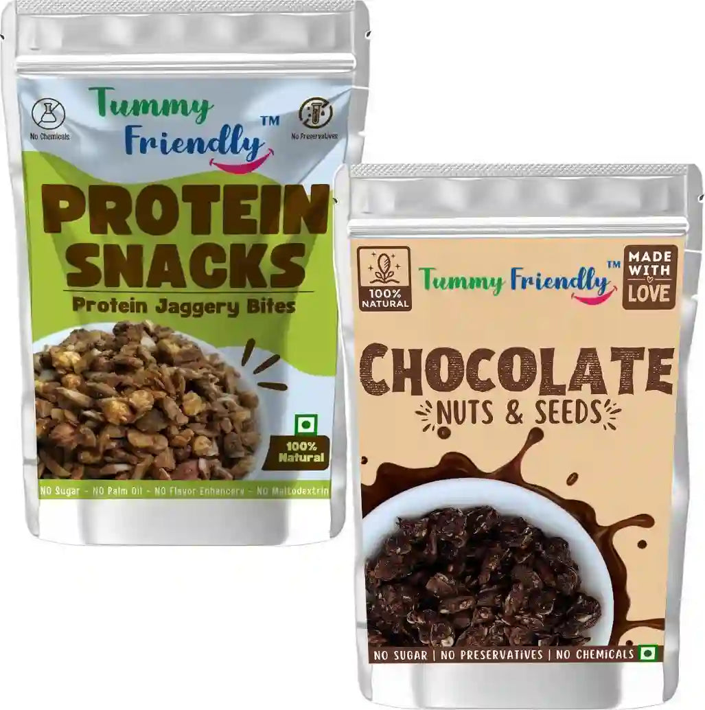Millet Crunchy Healthy Protein Snack Combo for Kids | Pack of 2