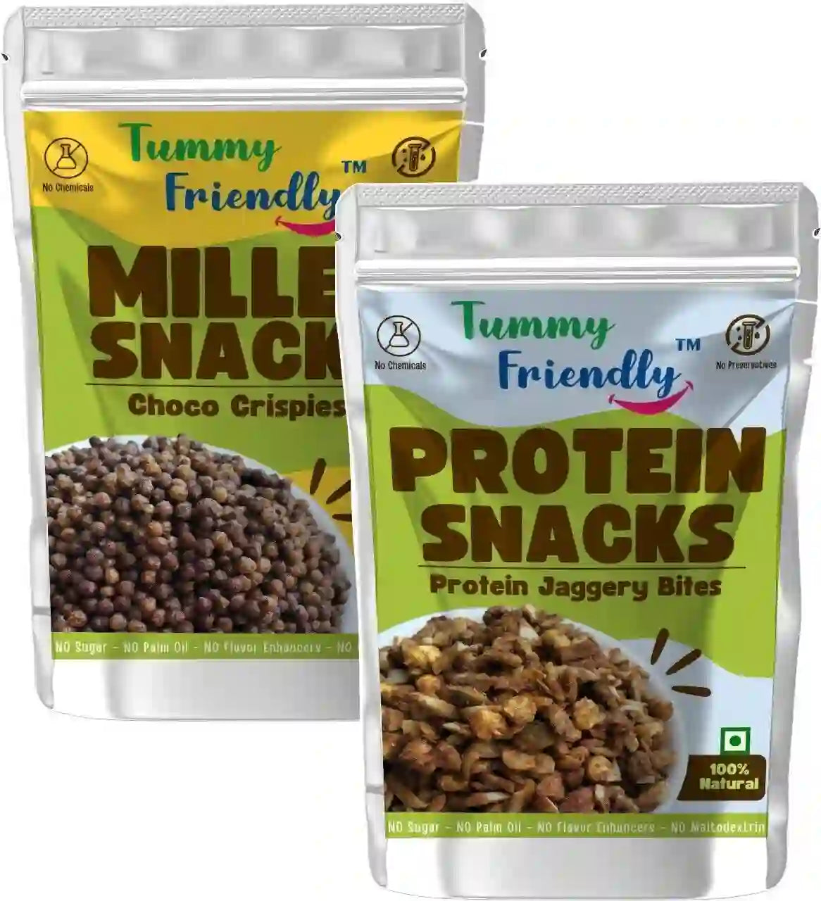 Millet Crunchy Healthy Protein Snack Combo for Kids | Pack of 2
