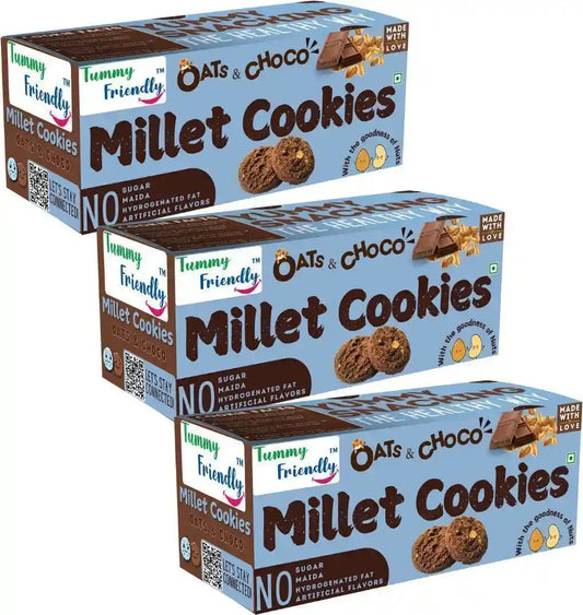 Ragi Millet Cookies | Combo Pack of 3 x 75g