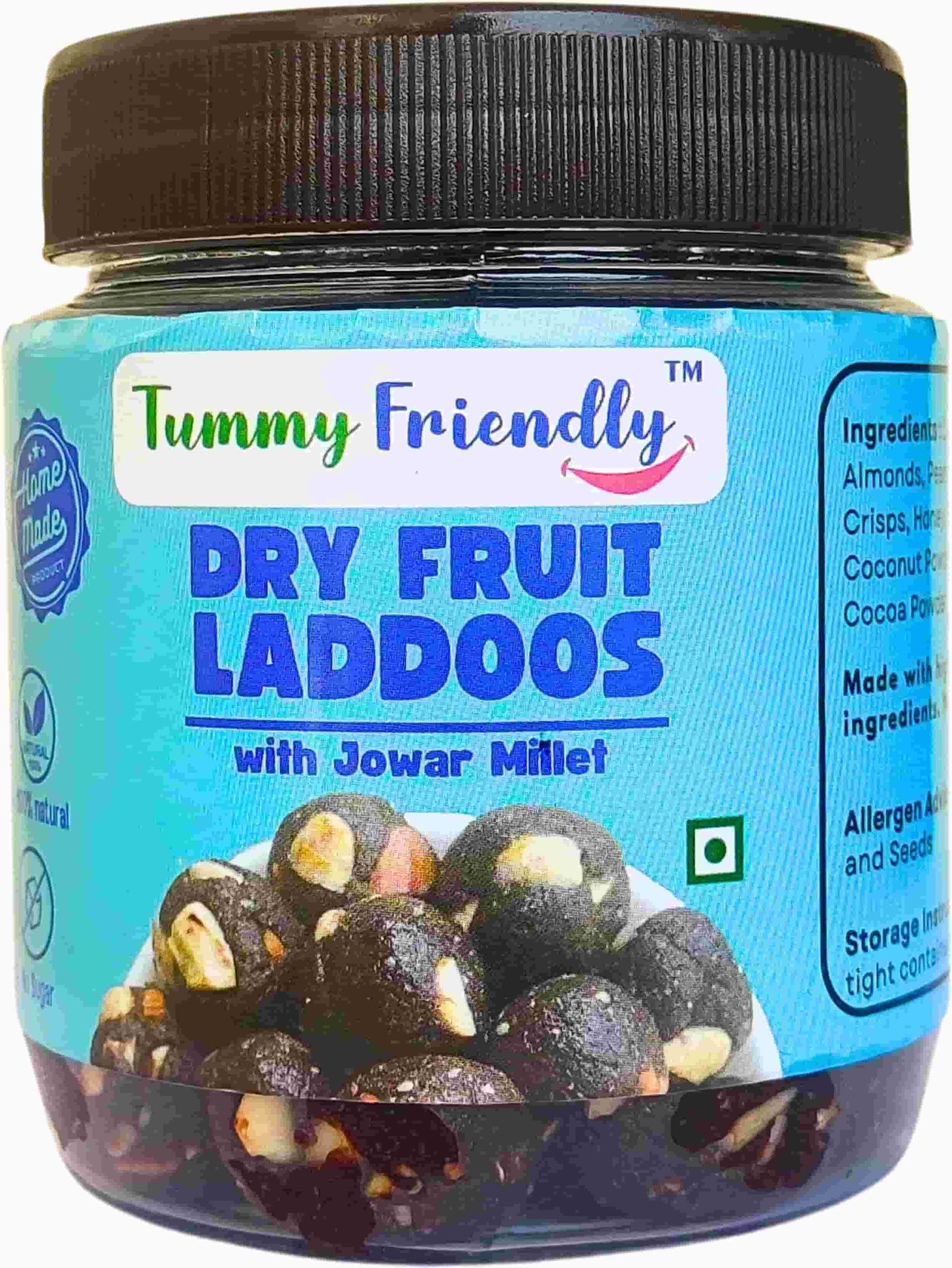 Jowar Dry Fruit Laddoo | Healthy Snack, Energy Bar Replacement for Kids & Adults