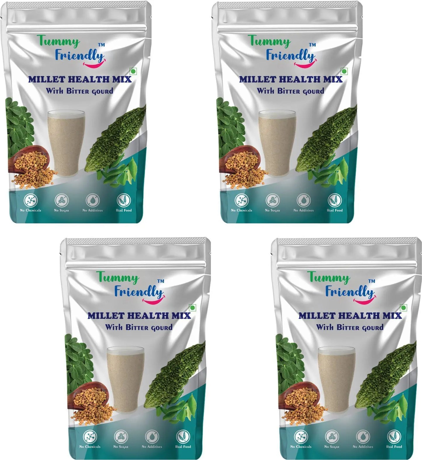 Organic Health Mix | Bittergourd, Methi Seeds, Moringa Leaves