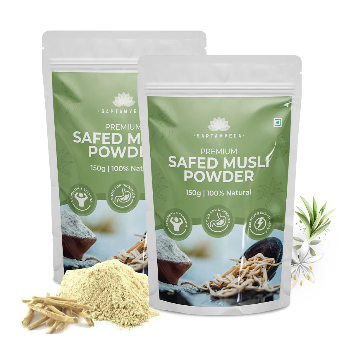 Premium Safed Musli Powder| Energy, Strength, Mens Wellness