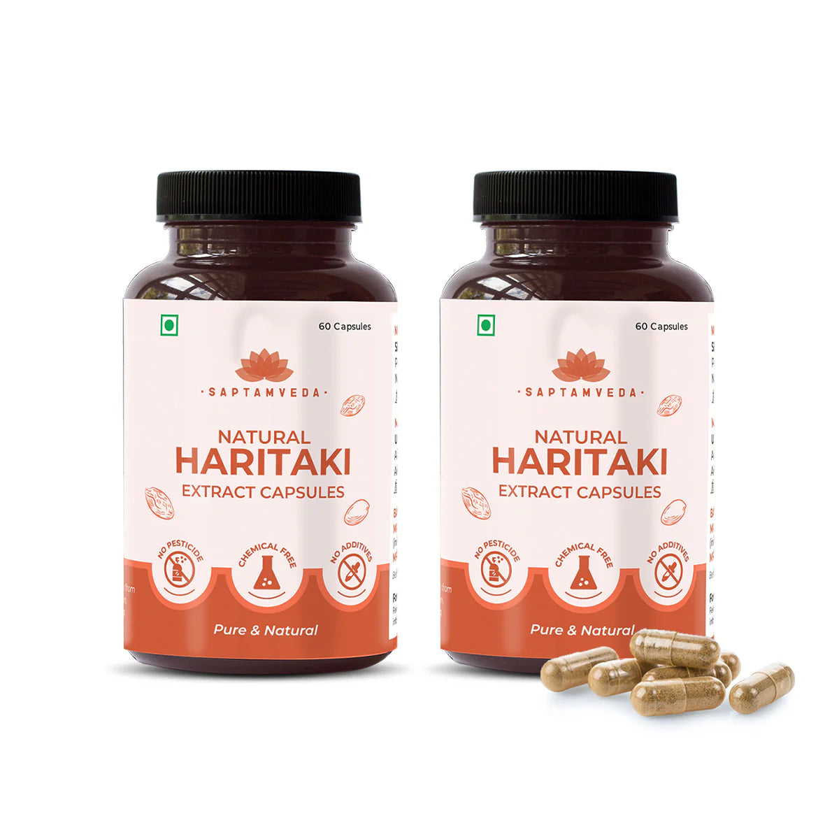 Natural Haritaki Capsules | Detox & Cleanser
