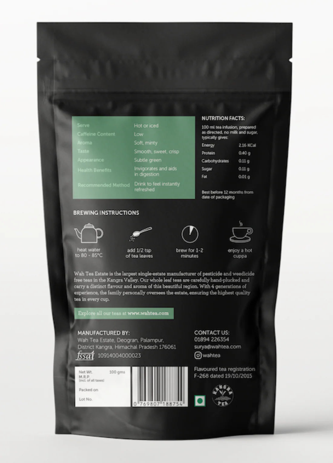 Moroccan Mint Tea | Refreshing Green Tea Infused with Natural Mint Leaves