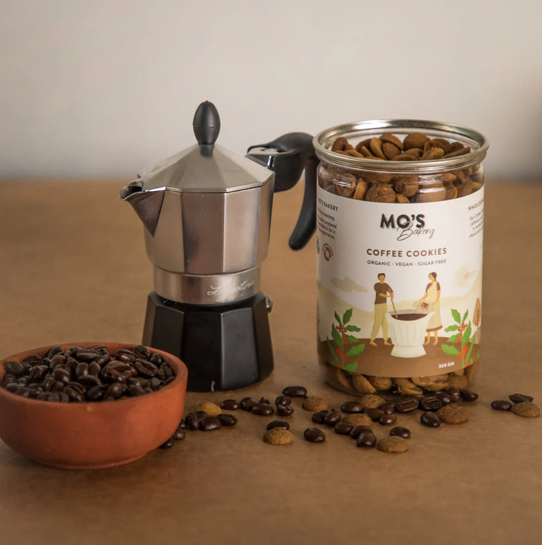 Sugar-Free Coffee Cookies | No Palm Oil