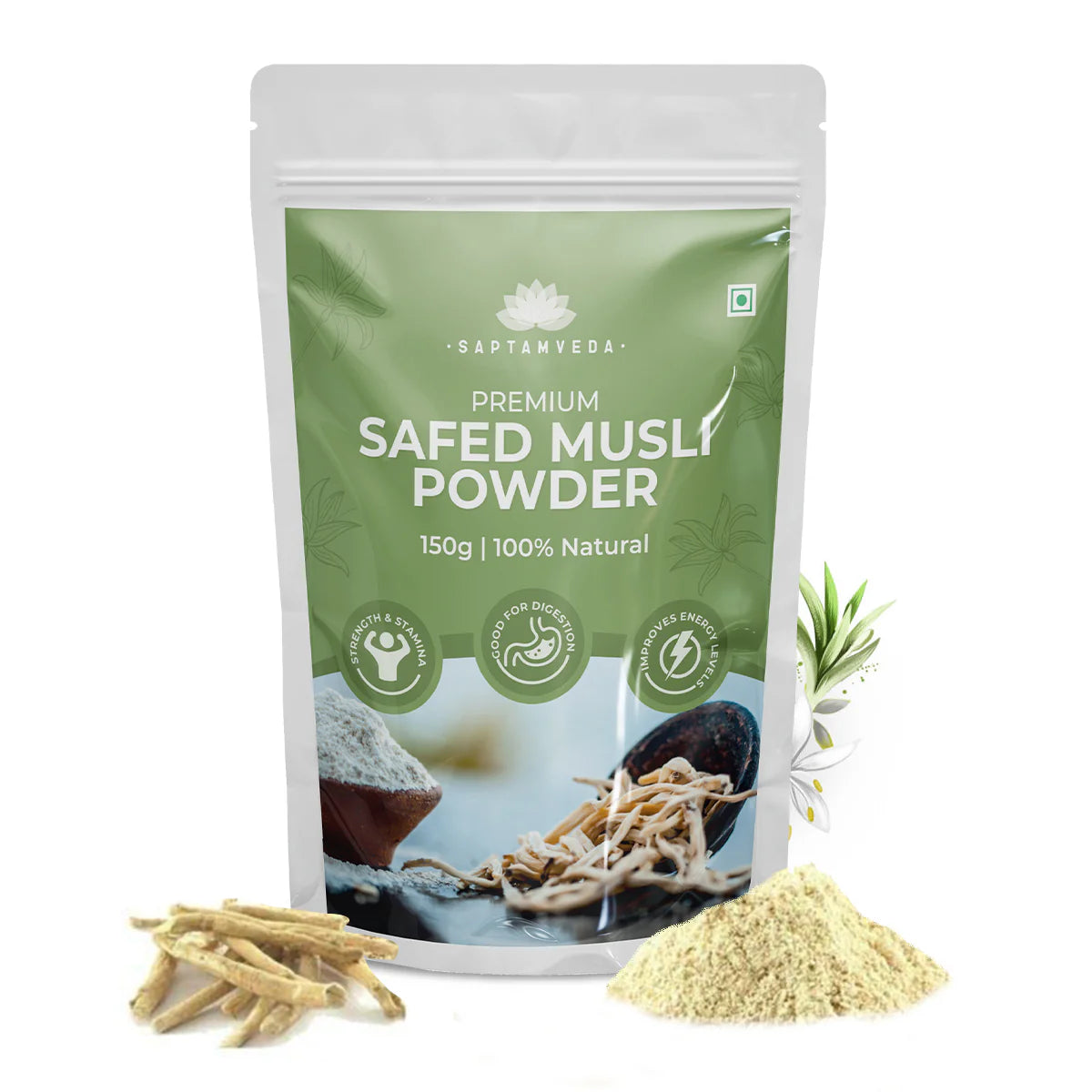 Premium Safed Musli Powder| Energy, Strength, Mens Wellness