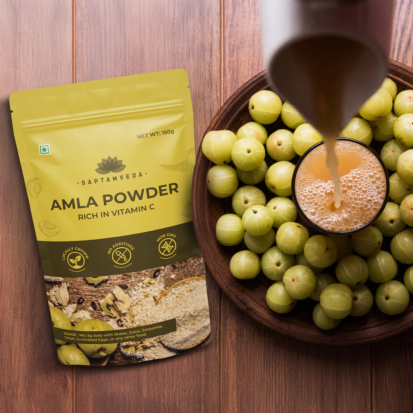 Organic Amla Powder | Immunity Booster | Skin & Hair Rejuvenator