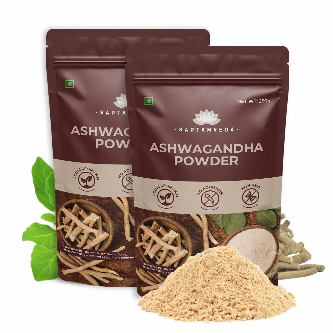 Premium Organic Ashwagandha Powder | Stress Relief, Energy & Hormonal Balance