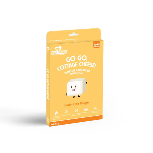 Go, Go, Cottage Cheese | Vegan Dog Food | Immunity, Healthy Vision, Digestion and Heart Health