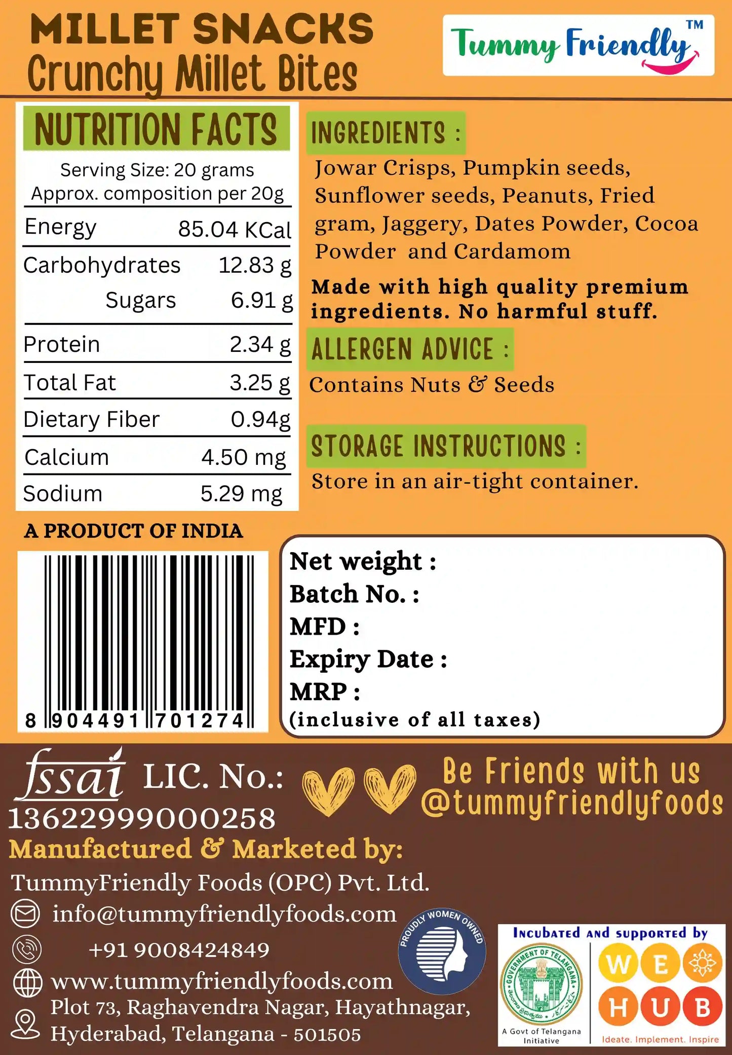 Millet Crunchy Healthy Protein Snack Combo for Kids | Pack of 3