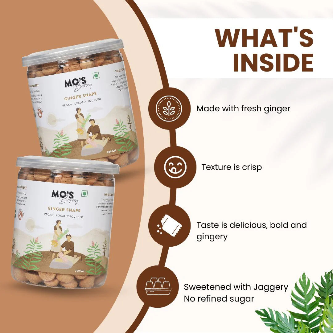 Ginger Snaps | Vegan Snack