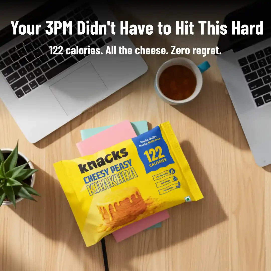 Cheesy Peasy Coin Khakhra | No Palm Oil | Not Fried | No Maida | Crunchy Whole Wheat Snack
