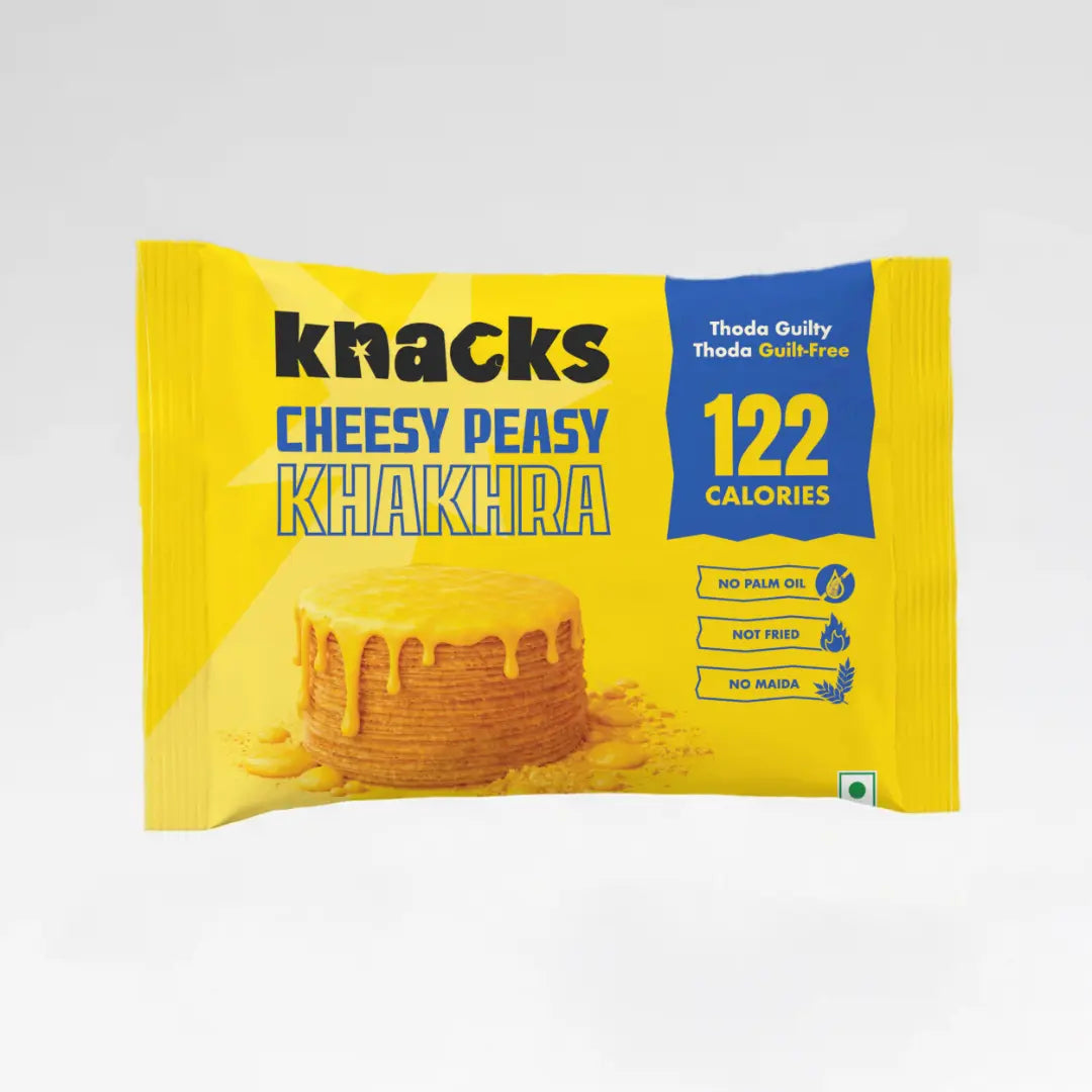 Cheesy Peasy Coin Khakhra | No Palm Oil | Not Fried | No Maida | Crunchy Whole Wheat Snack
