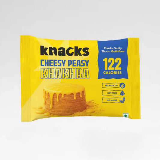 Cheesy Peasy Coin Khakhra | No Palm Oil | Not Fried | No Maida | Crunchy Whole Wheat Snack