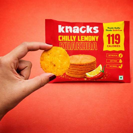 Flavoured Gujarati Khakhra Combo Pack of 6 | No Palm Oil | Not Fried | No Maida