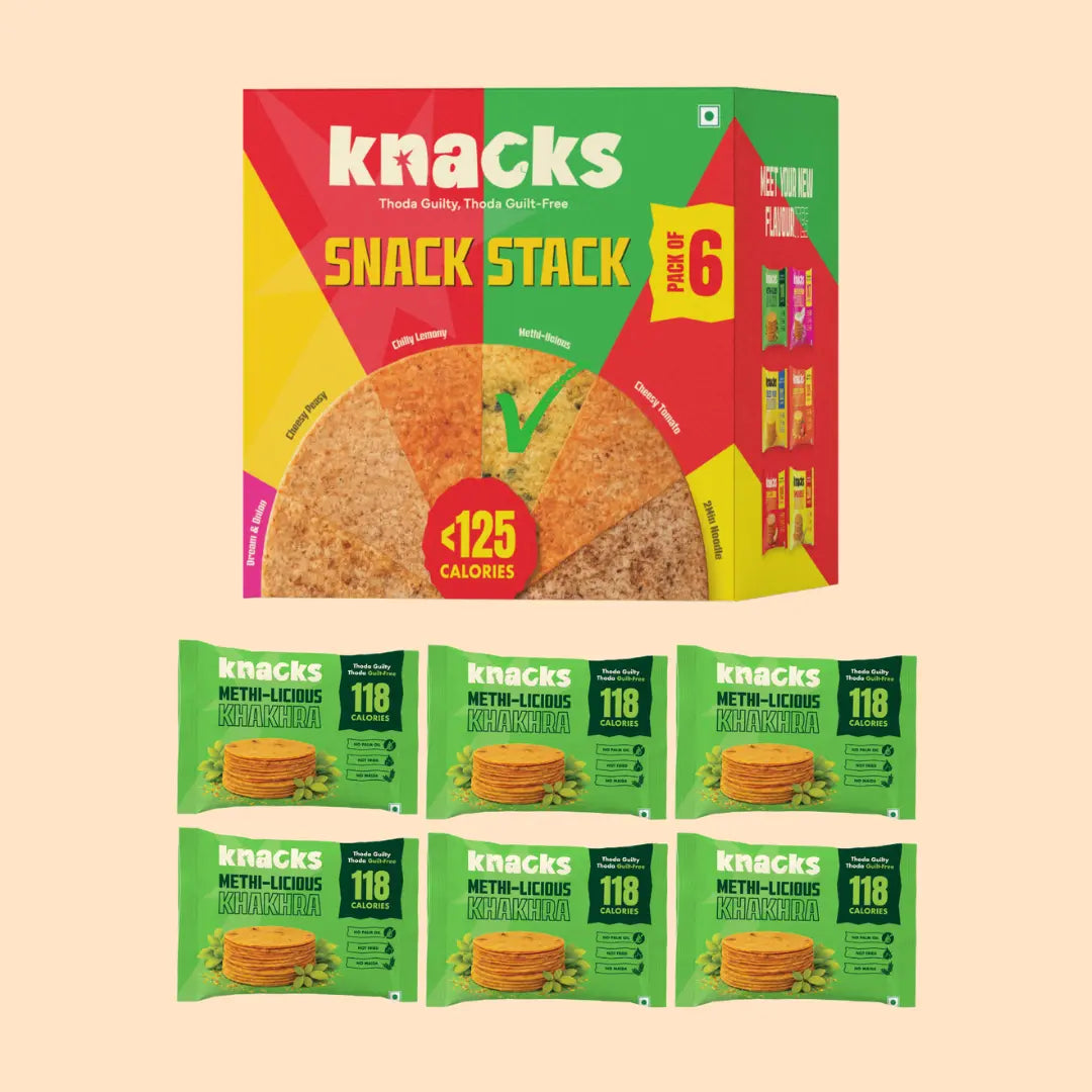 Methi-licious Coin Khakhra | No Palm Oil | Not Fried | No Maida | Crunchy Whole Wheat Snack