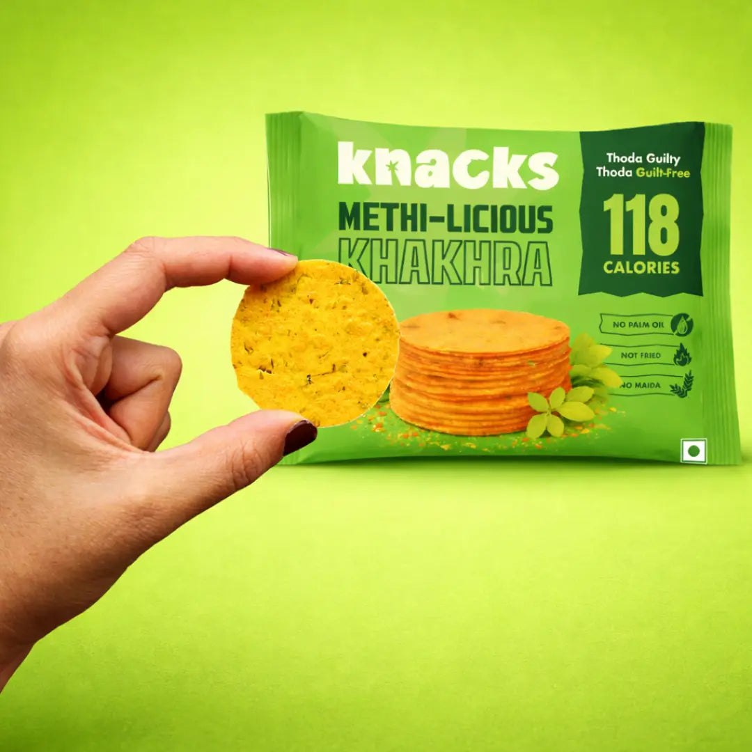 Flavoured Gujarati Khakhra Combo Pack of 6 | No Palm Oil | Not Fried | No Maida