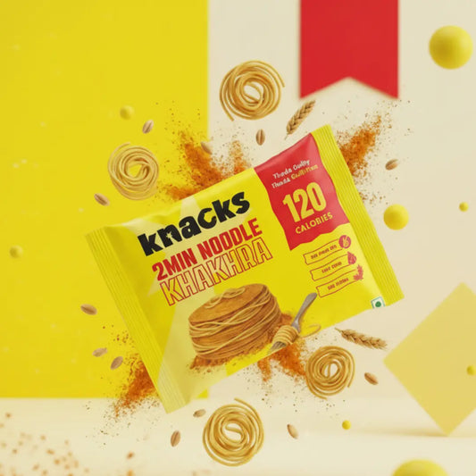 2Min Noodle Coin Khakhra | No Palm Oil | Not Fried | No Maida | Crunchy Whole Wheat Snack