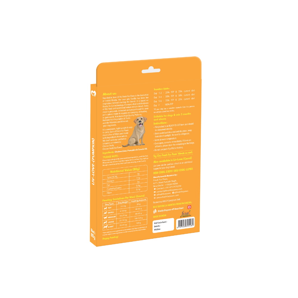 Liv-Love | Healthy Meal Topper for Dogs & Cats