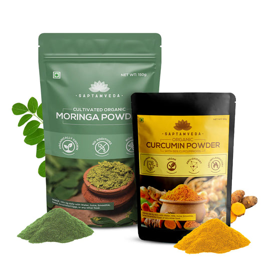 Moringa & Curcumin Powder | 150g + 50g
