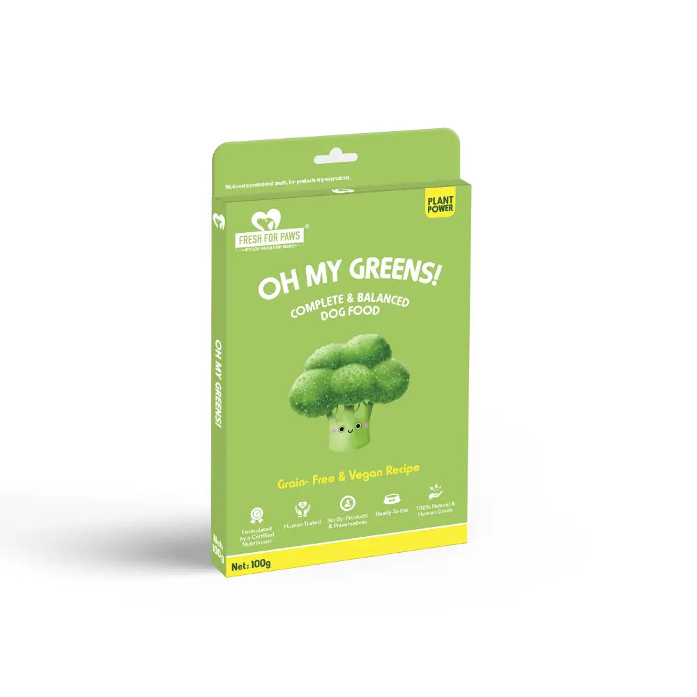 Oh My Greens | Vegan & Grain-Free Dog Food