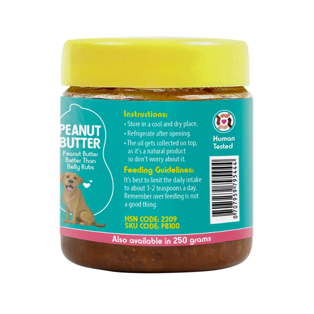 Natural Peanut Butter for Pets | Healthy Coat, Strong Immunity & Digestion Support