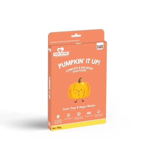 Pumpkin' It Up | Grain-Free Vegan Dog Food | Supports Skin, Coat, Immunity & Digestion