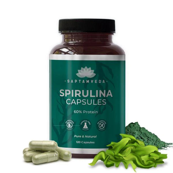 Spirulina Capsules | Plant-Based Protein & Superfood