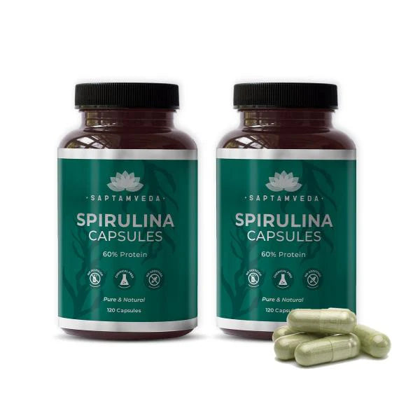 Spirulina Capsules | Plant-Based Protein & Superfood