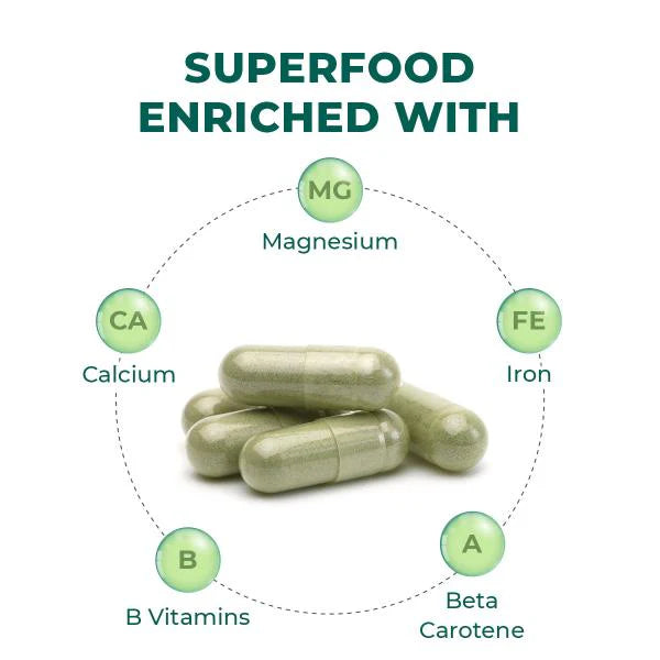 Spirulina Capsules | Plant-Based Protein & Superfood