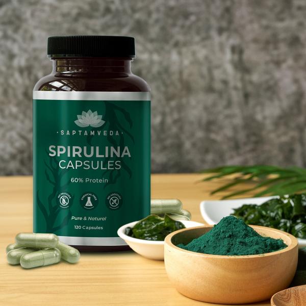 Spirulina Capsules | Plant-Based Protein & Superfood