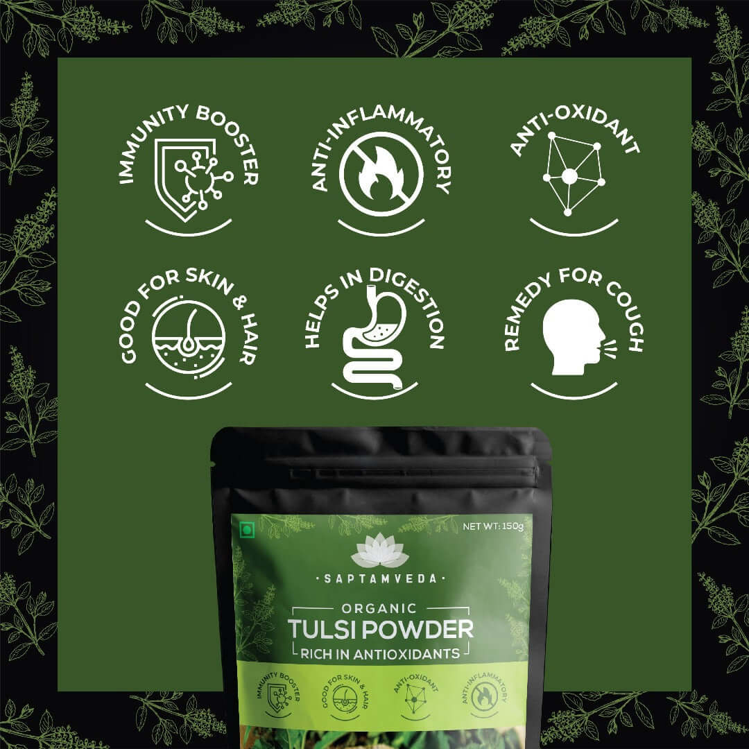 Organic Tulsi Powder | Immunity Booster & Respiratory Support