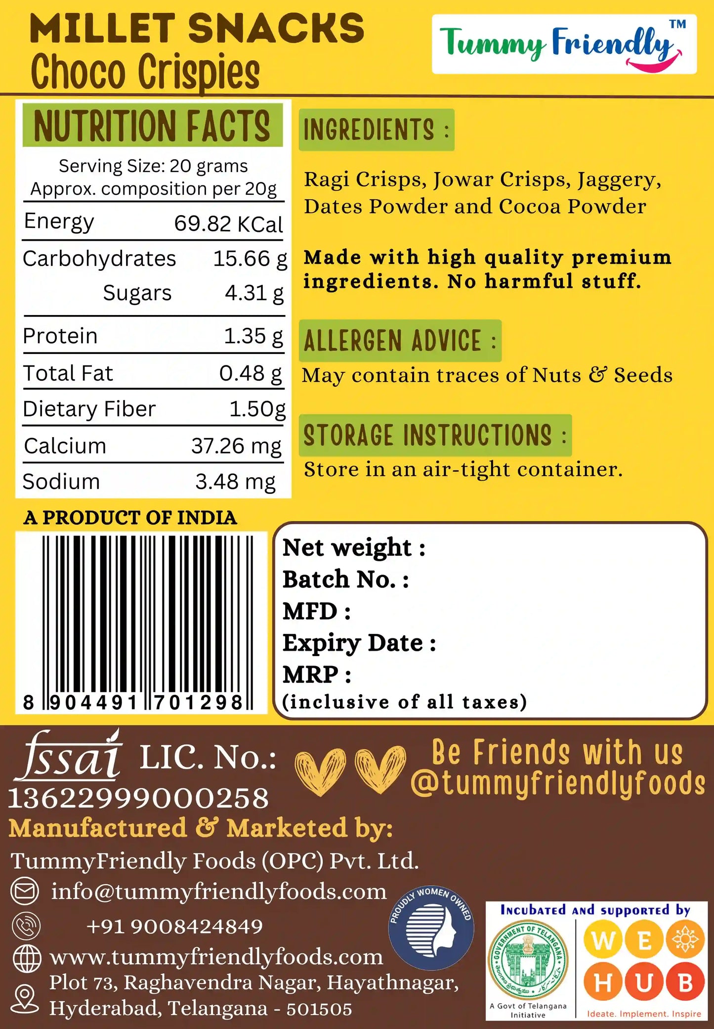 Millet Crunchy Healthy Protein Snack Combo for Kids | Pack of 3