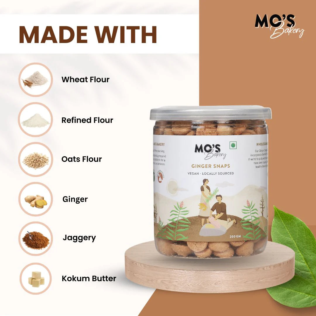 Ginger Snaps | Vegan Snack