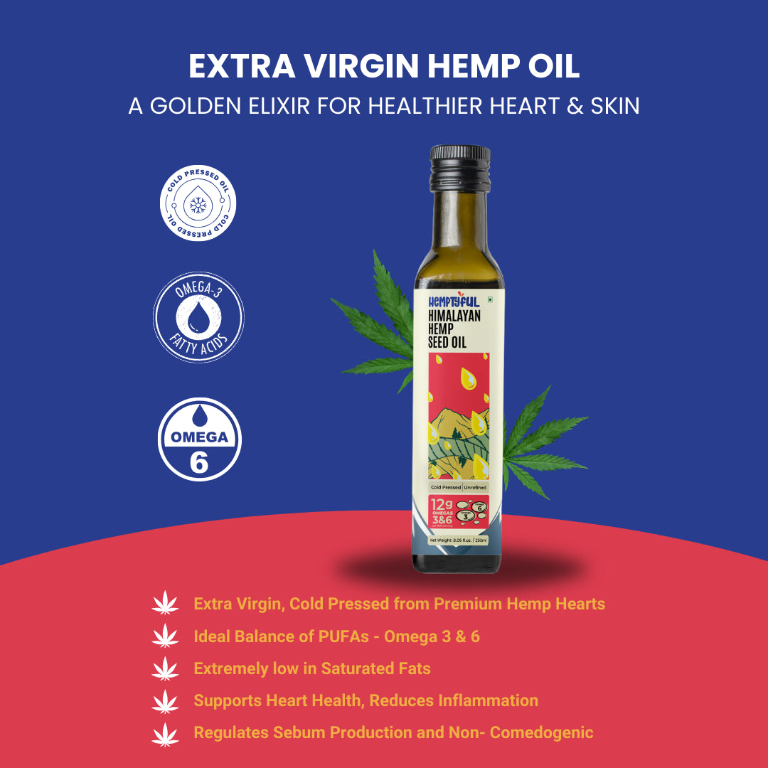 Extra Virgin Cold-Pressed Hemp Seed Oil