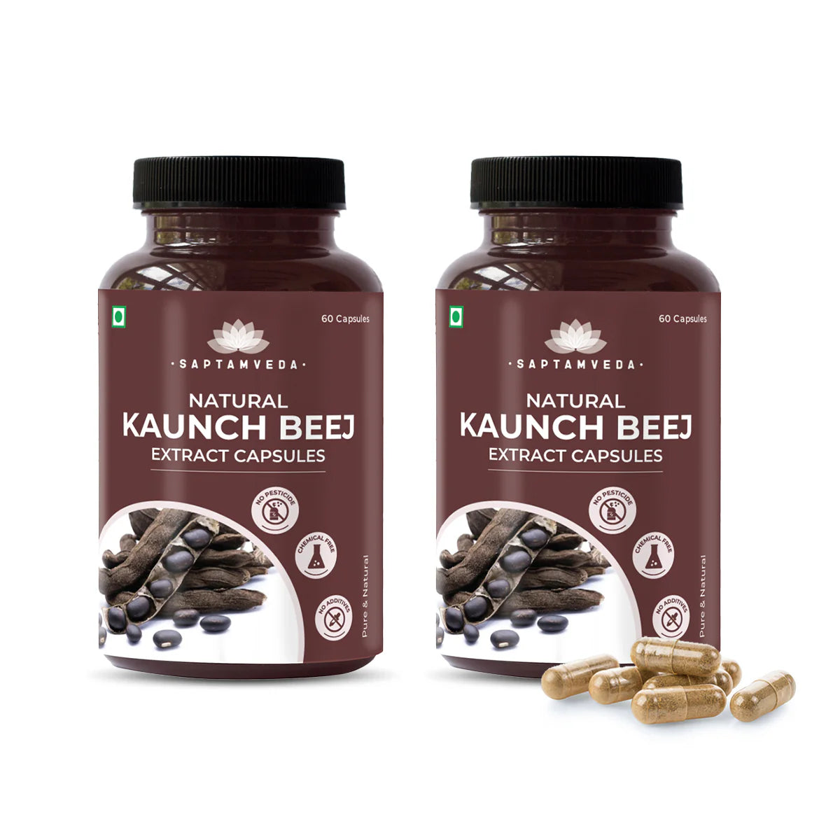 Natural Kaunch Beej Extract Capsules | Fertility Support