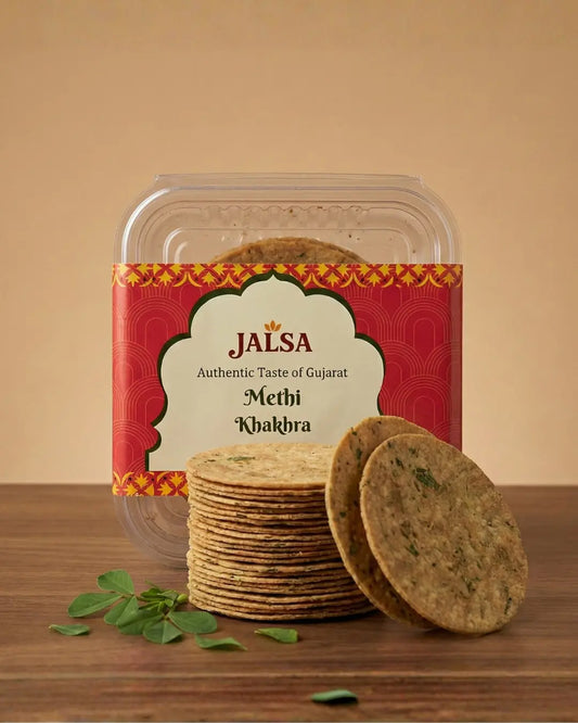 Methi Coin Khakhra | Baked Traditional Gujarati Snack