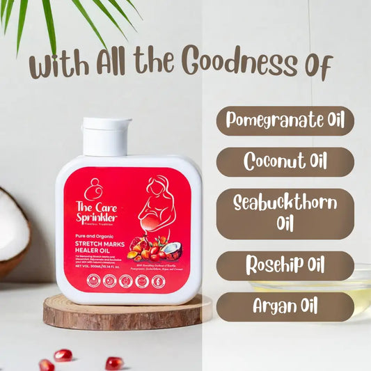 Stretch Mark Healer Oil | 100% Natural, Hydrating Formula